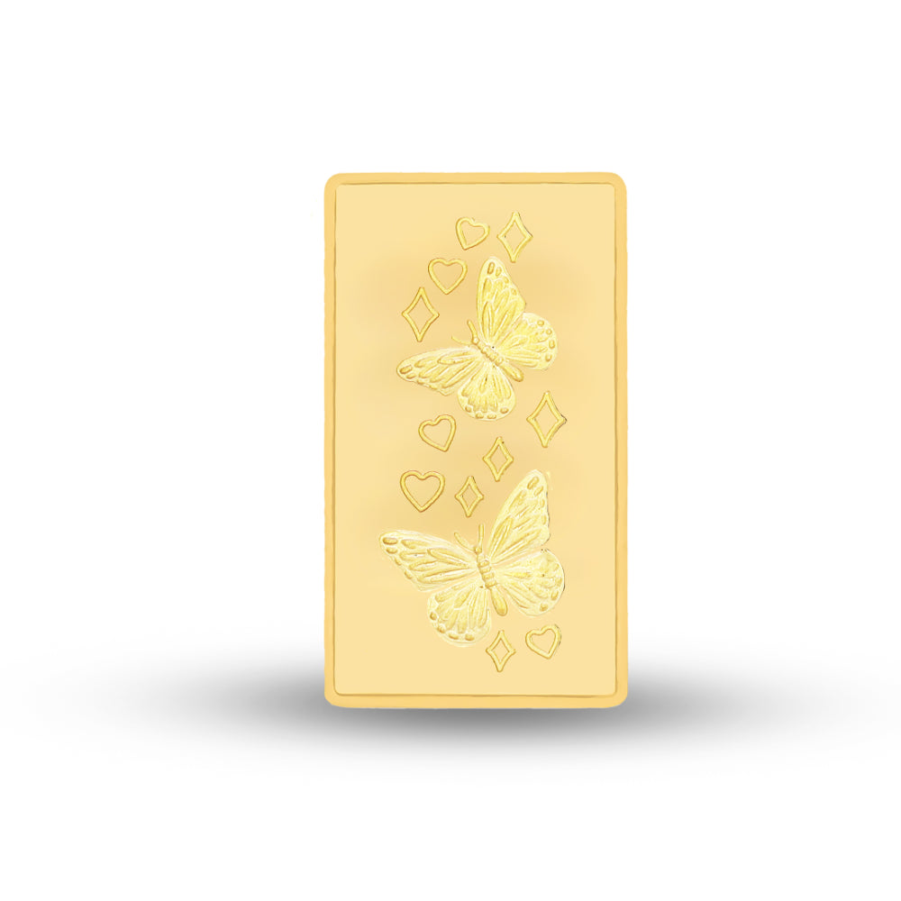 5-gram gold ingot, 24 karat